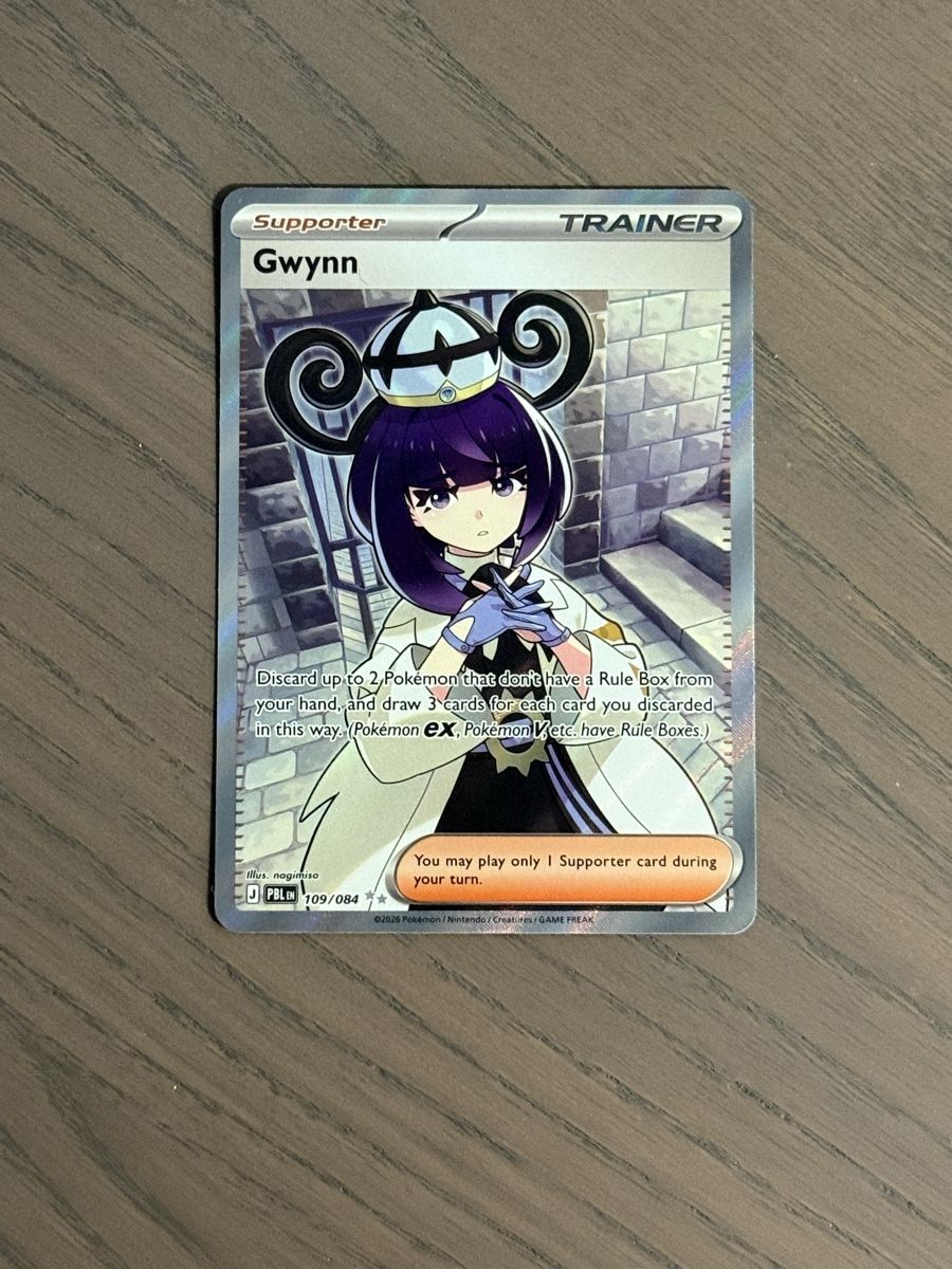 Pokémon Carte collezionabili: Pitch Black Gwynn 109/084 ENG – Nuovo e nell'imballaggio originale da Thônex venduto da retrolovech