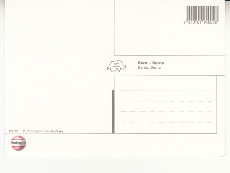 Ansichtskarten: Bern ca. 1980 – Gebraucht aus Bürglen TG von StampGraf 1