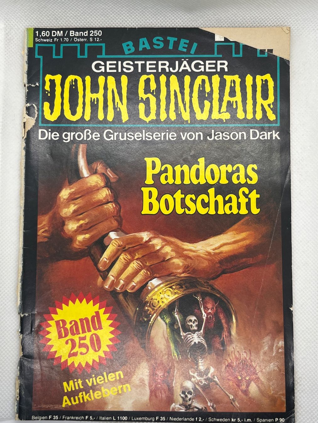 Bücher: John Sinclair Pandoras Botschaft Band 250 1. Auflage – Gebraucht aus Hinterkappelen von Kim1992
