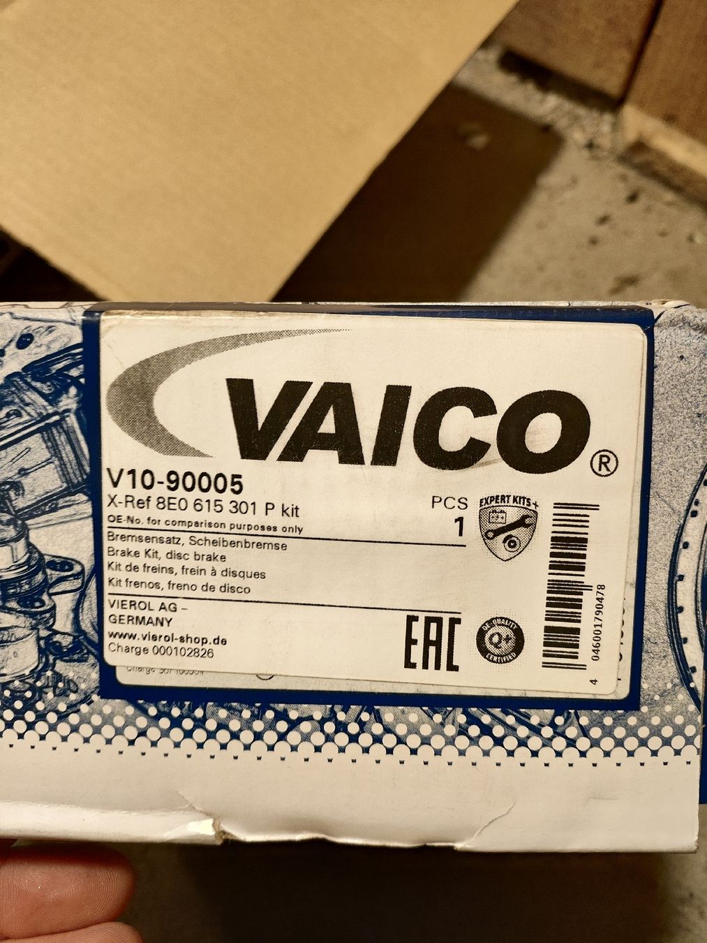 Tutti pezzi di ricambio auto: kit frein vaico neuf – Nuovo e nell'imballaggio originale da La Chaux-de-Fonds venduto da ZX-7R_17 2