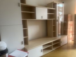 Wohnwand in Buche Optik - guter Zustand!
