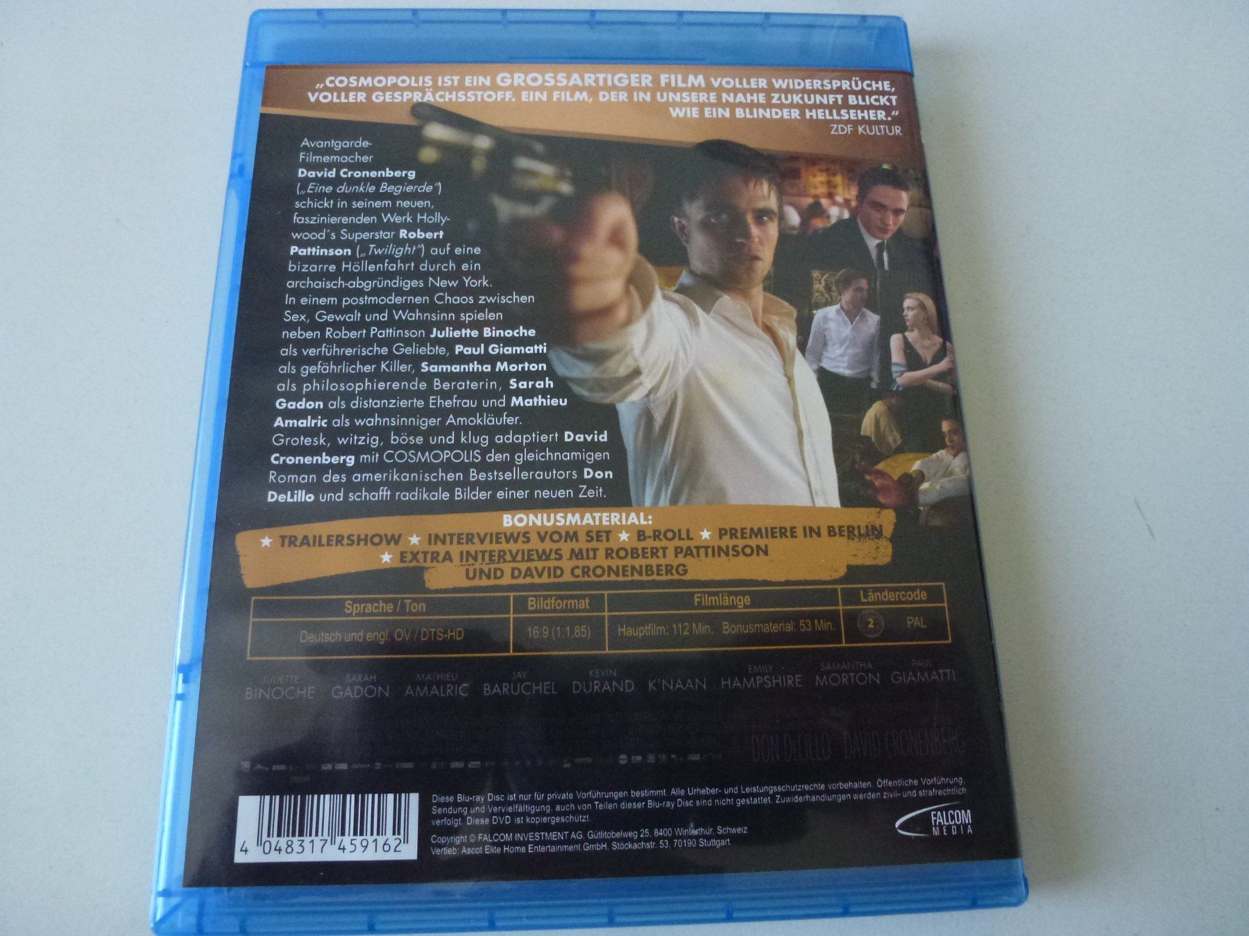 Tutti i DVDs: Cosmopolis (Blu-Ray) – Nuovo (secondo la descrizione) da Bern venduto da Frebo 1