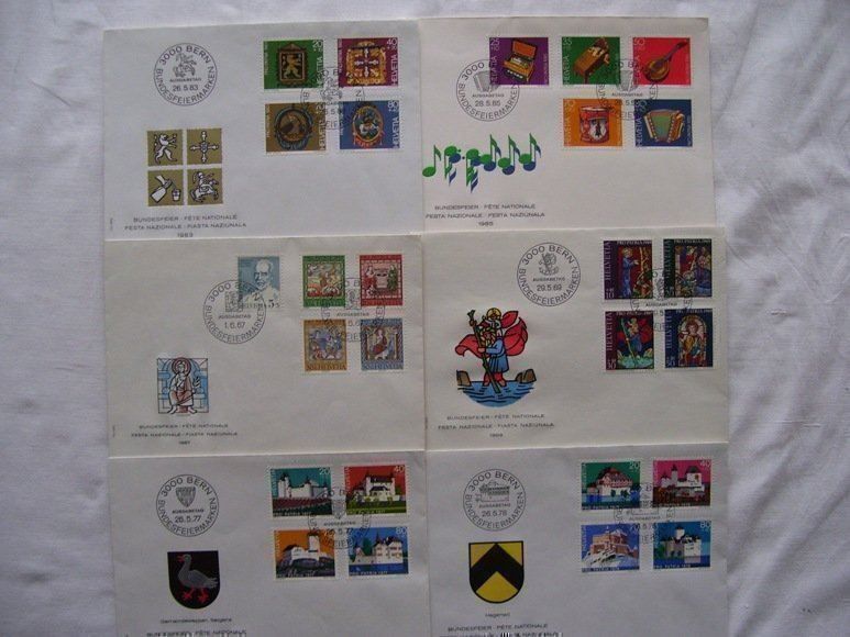 Buste & buste per spedizione: Briefmarken Pro Patria 6 FDC – Nuovo (secondo la descrizione) da Neuhausen venduto da manida2013