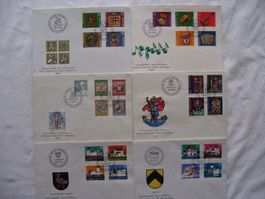 Briefmarken Pro Patria 6 FDC