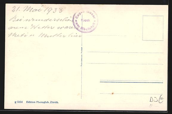 Cartoline postali: Rheinfall, Wasserfall vom Cafe Schlössc – Usato da Berlin venduto da bartko-reher 1