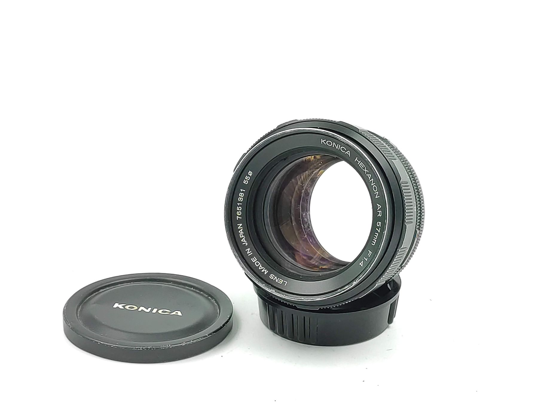 Konica Obiettivi: Konica Hexanon AR 57mm f1.4 Objektiv – Difettoso da Kreuzlingen venduto da Tewes