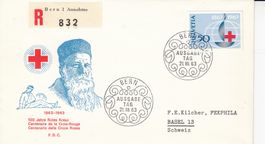39 FDC Einzelwert aus dem Block, Katalog Fr. 50.00