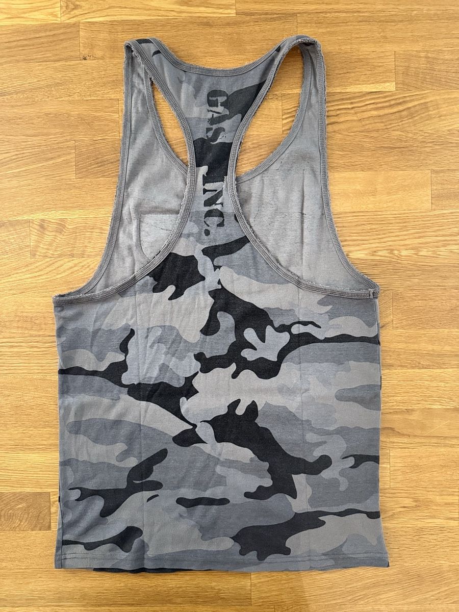 T-shirt: GASP Tank Top Camouflage, Grösse L – Usato da Allenwinden venduto da Thebadboy 1