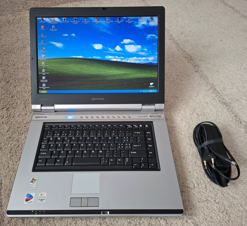 TOSHIBA Qosmio F10 Windows XP - OFFICE 2007 (Gebraucht) in MAGDEN für ...