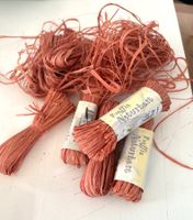 🟢  Raffia / Rafia Naturbast rosé / Diy bricolage Basteln