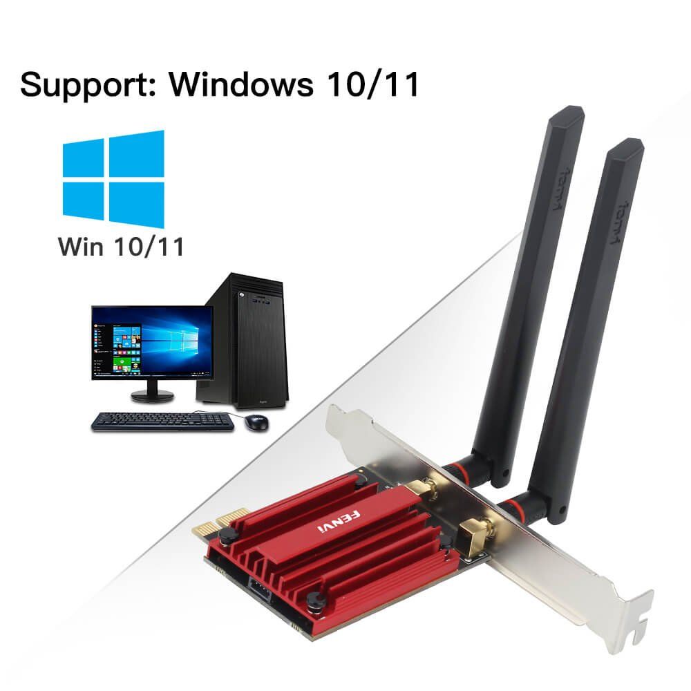 Laufwerke & Adapter: Wi-Fi 6E A5G/6 GHz Wireless PCI-E Adapter Bluetooth 5.2 – Neu und originalverpackt aus Unterägeri von RmOnline 4