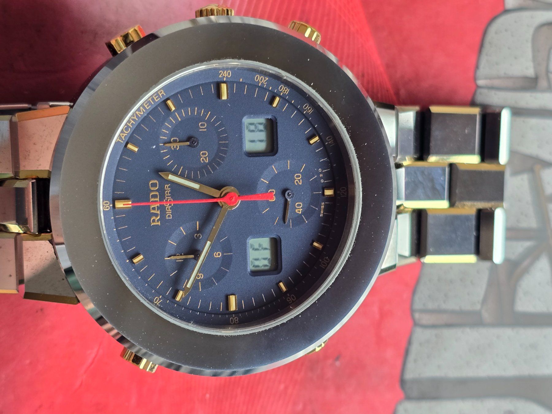 Rado Orologi: 205 Rado DiaStar Diamaster Date Chronograph TOP – Usato da Muri AG venduto da Corredor 3