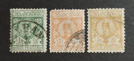 Persien/Iran 1891, Nasser-Eddin Shah, gestempelte
