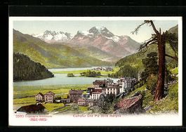 Campfer, Panorama und Piz della margna