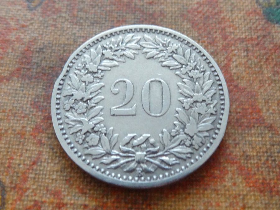 Toutes les monnaies: 20 Rp. 1898 – D'occasion à Romanel-sur-Lausanne par Swift13 1
