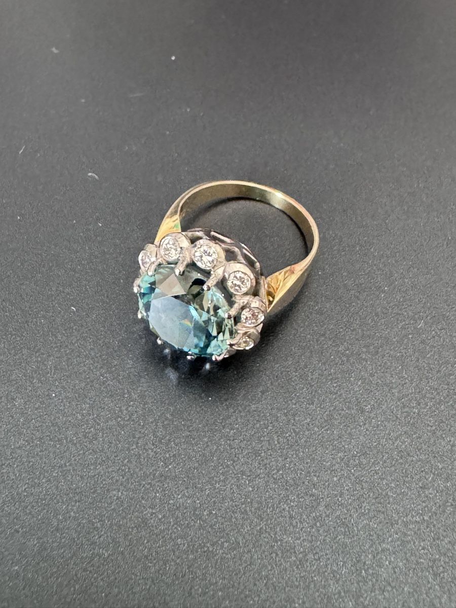 Ringe: Ring Zirkon Gold 750 – Gebraucht aus Au ZH von parabellum60