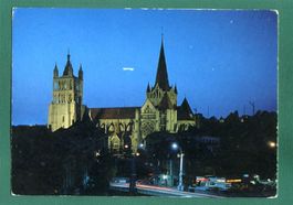 Lausanne, la Cathédrale de nuit, 1972, gelaufen, Grossformat