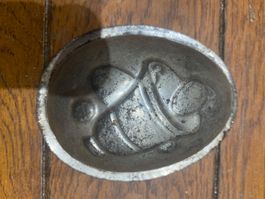 Moule chocolat schokoladenform œuf cloche 9cm