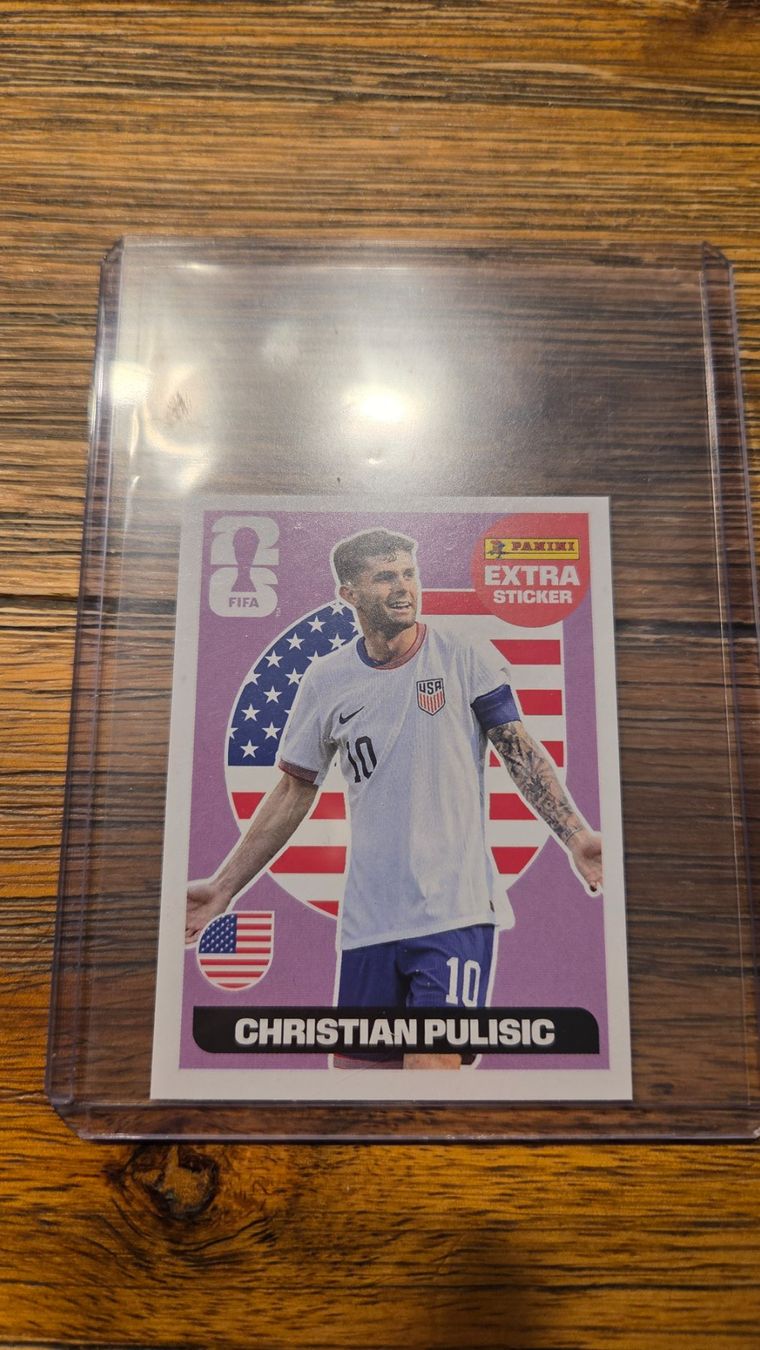 Panini Sammelbilder & Trading cards: Panini Pulisic Extra Sticker Lila PERFEKT ab 1.- – Neu und originalverpackt aus Erlinsbach von realcollector