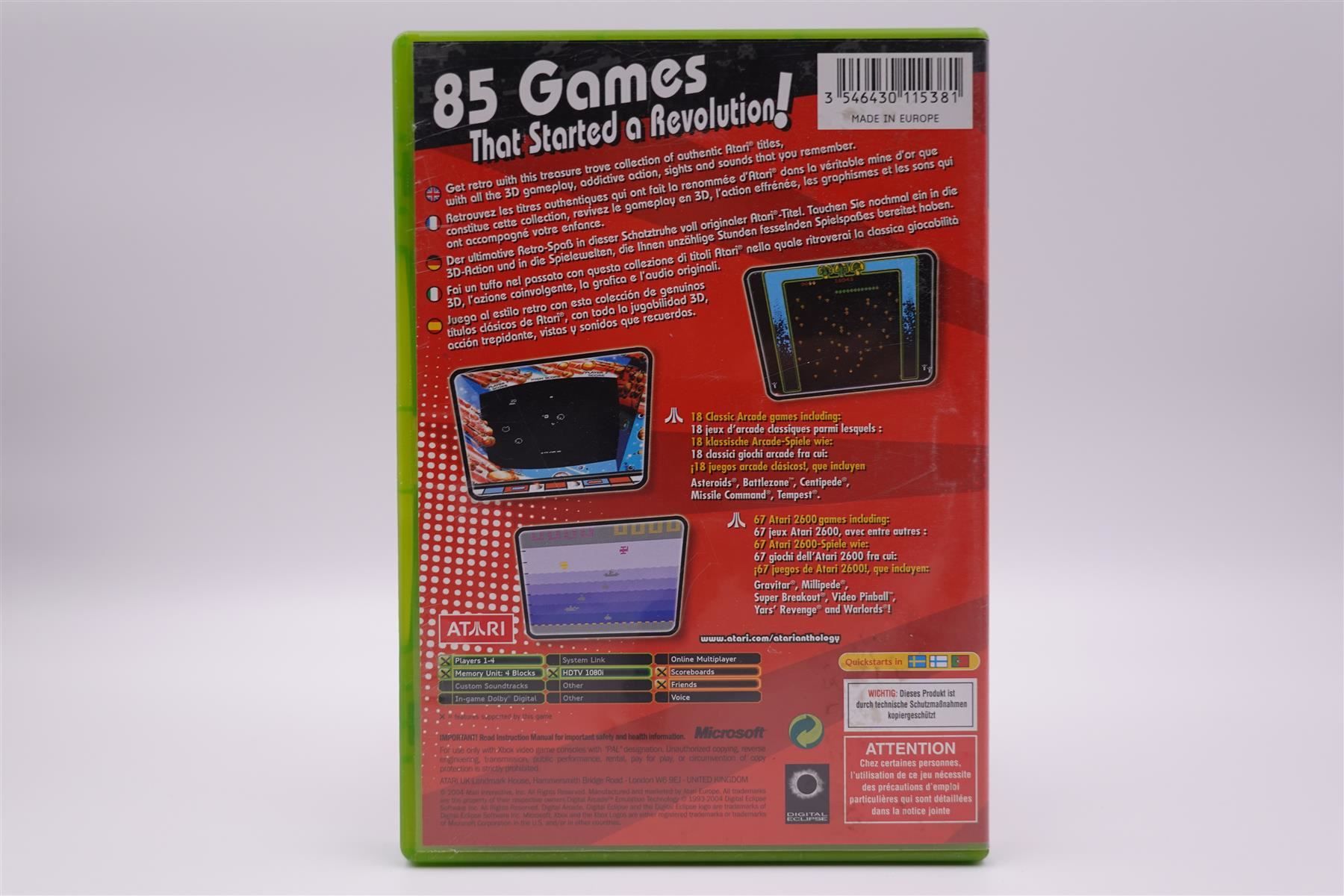 Microsoft Giochi: Atari Anthology (XBOX) – Usato da Herisau venduto da ZelliZone 1