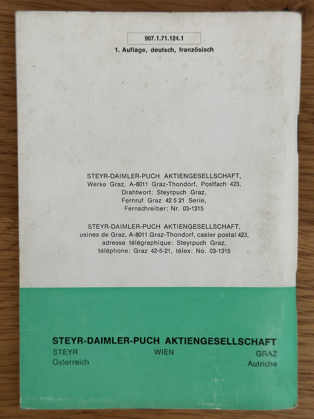 Livres: Puch X30 / X30 Automatic Original 1. Auflage DE/FR – D'occasion à Oberägeri par verwuester 1