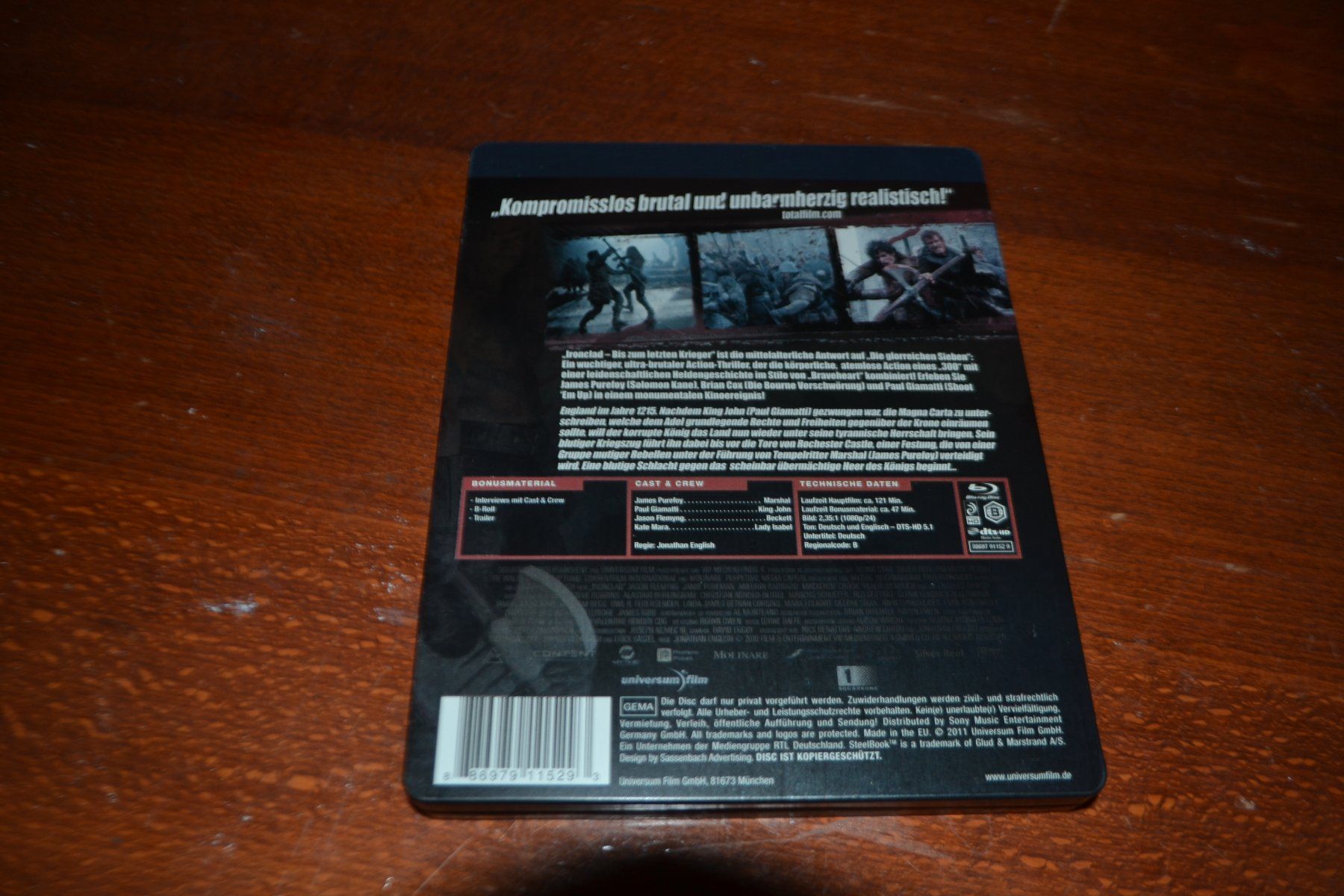 Alle DVDs: Ironclad steelbook – Gebraucht aus Laupen ZH von chefdom 1