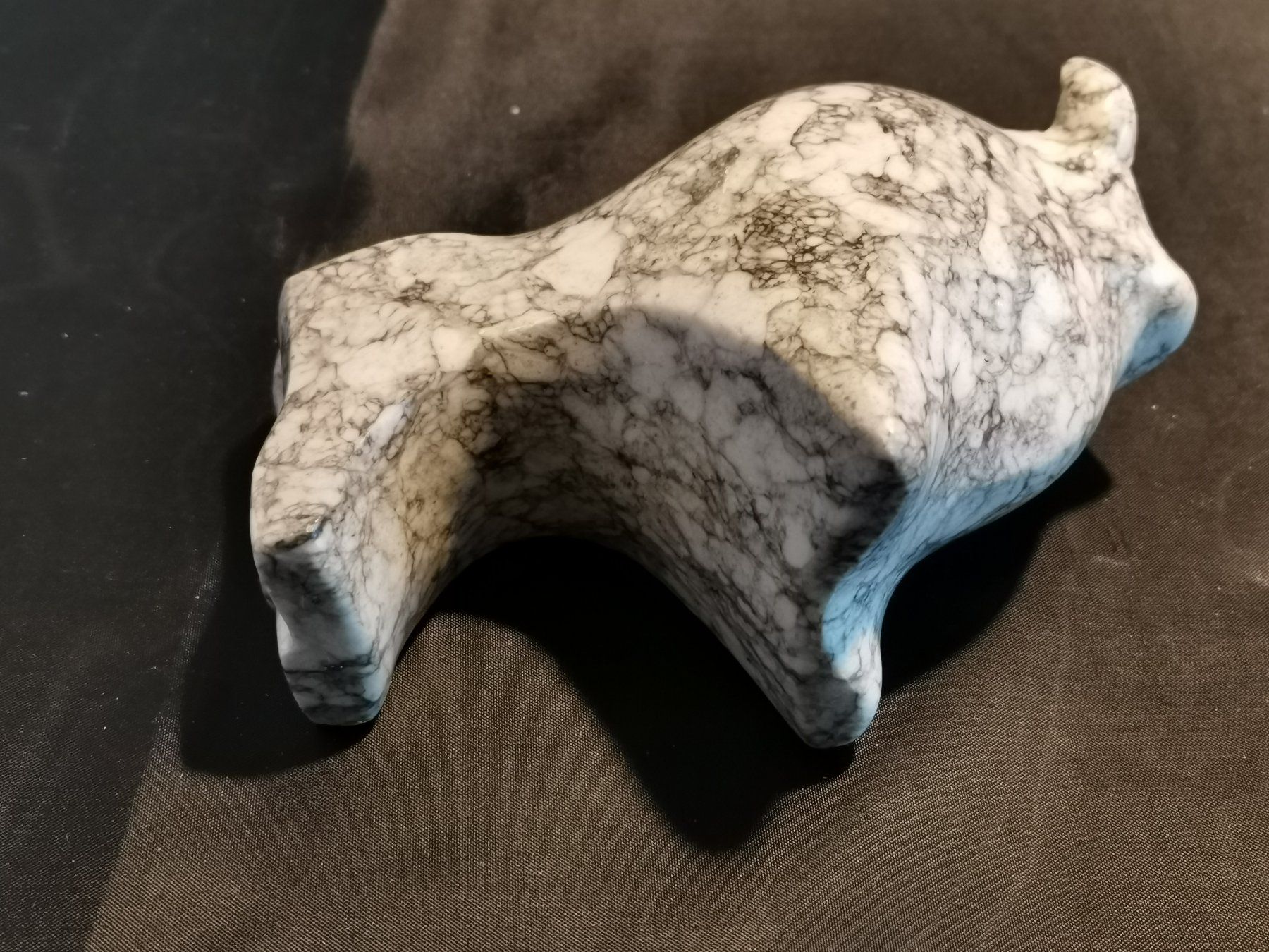 Skulpturen & Statuen: Bison Marmorgestein Skulptur – Gebraucht aus Suhr von Brocki-Suhr 4