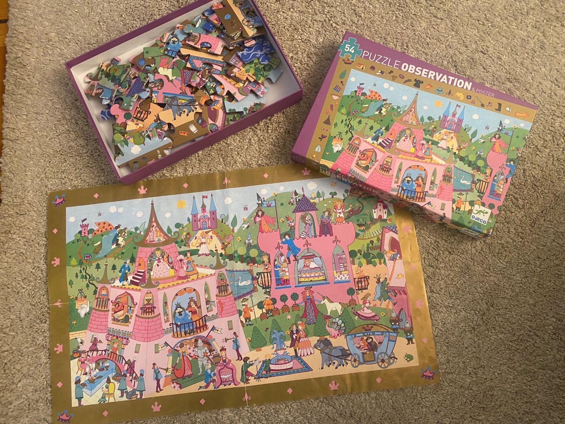 Djeco Puzzles: DJECO Princess Puzzle Observation, 54-teilig – Neu (gemäss Beschreibung) aus Vezia von luce2011