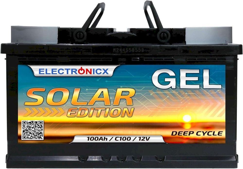 Electronicx Solarbatterie 100 AH 12V