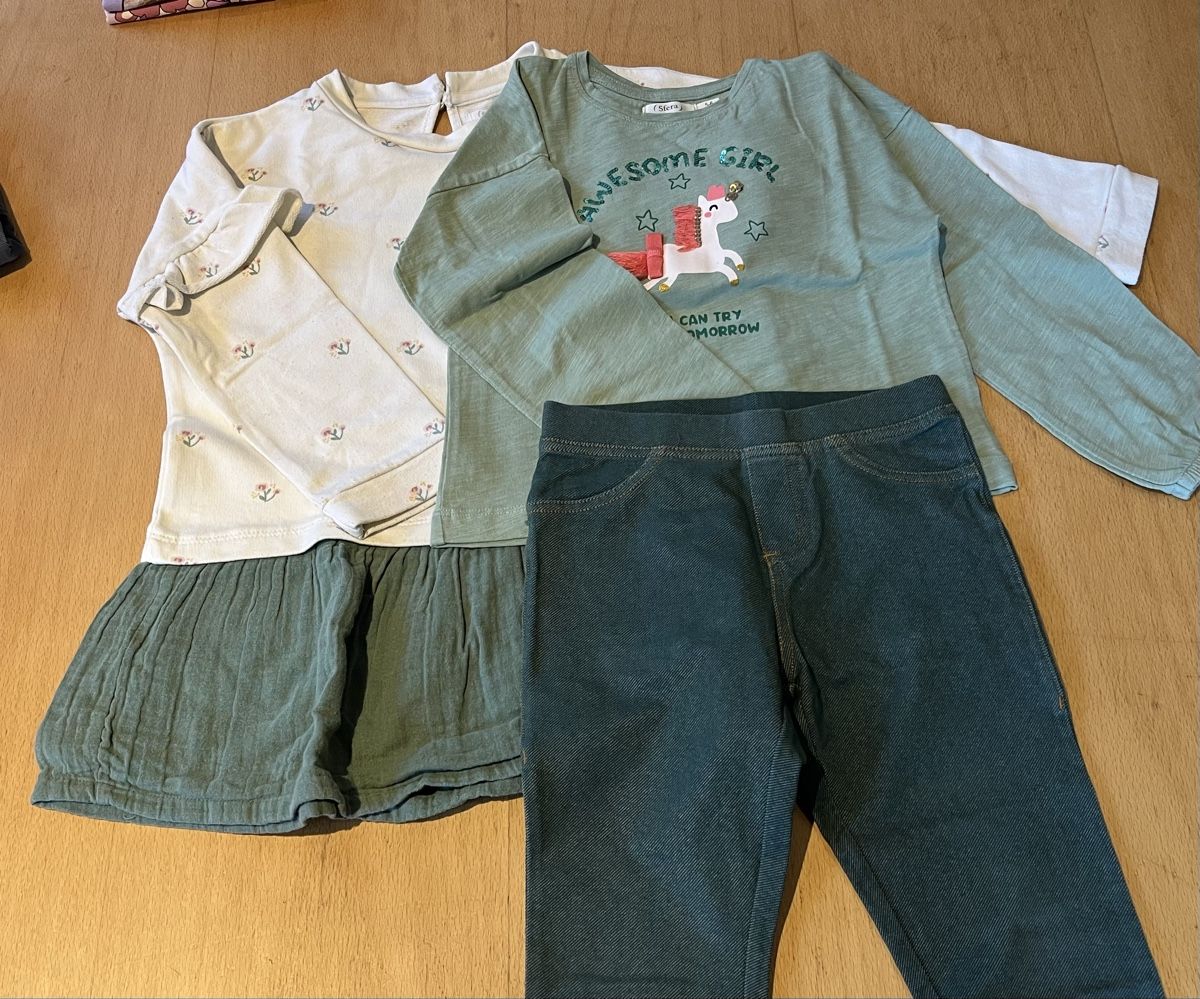Ensembles coordonnés: Kleiderpaket Mädchen gr.110/116 – D'occasion à S. Carlo GR par sassalb 3