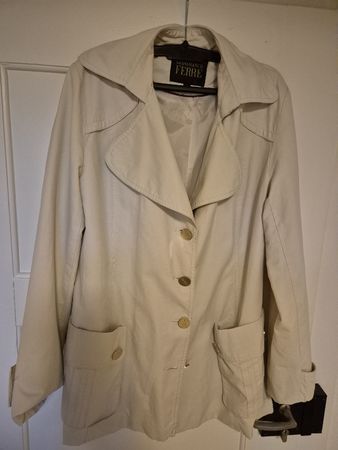 Gianfranco Ferré Übergangsmantel Beige Gr. L- Top Zustand!