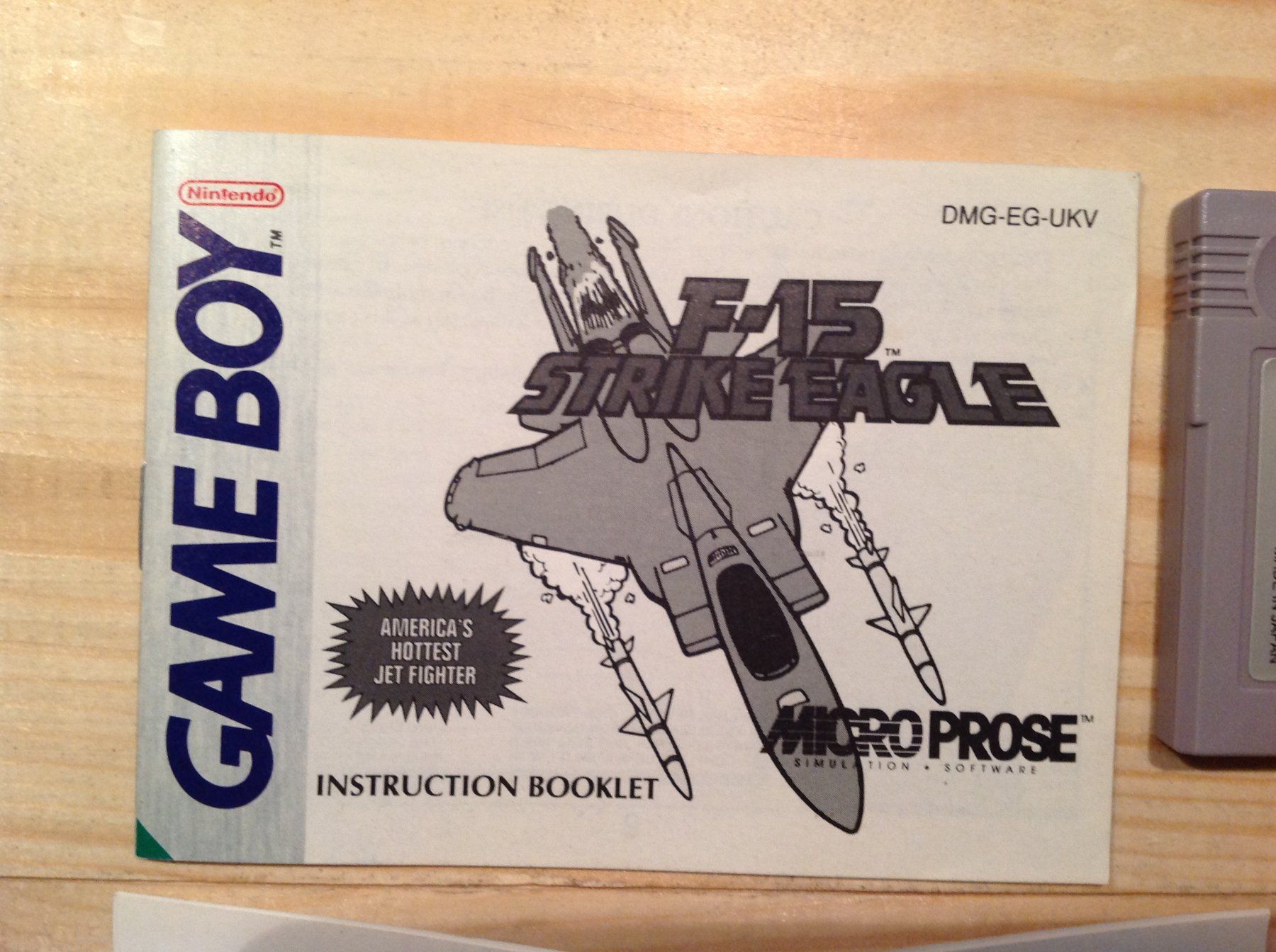Nintendo Giochi: game boy nintendo - F15 Strike Eagle + instruction – Usato da Vuiteboeuf venduto da broticaire 2
