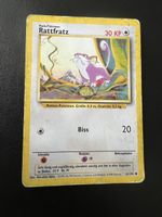 Pokemonkarte Rattfratz Base Set Deutsch