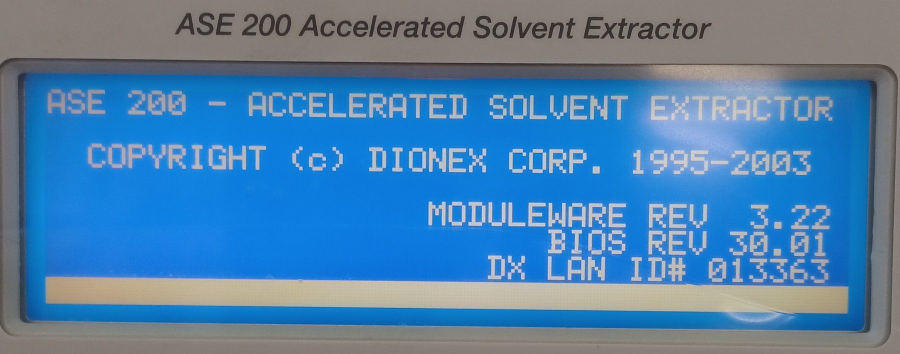 Accessori da laboratorio: Dionex ASE 200 Accelerated Solvent Extractor – Difettoso da Niederdorf venduto da LeptonAG_Labor 1