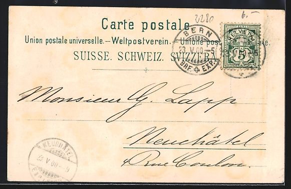 Ansichtskarten: Luzern, Ortsansichten mit Mustegg u. vom – Gebraucht aus Berlin von bartko-reher 1