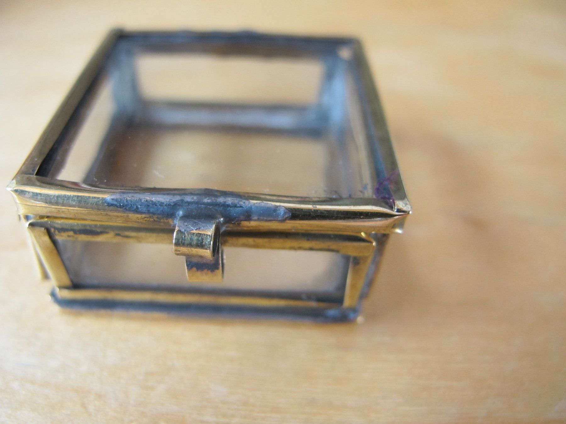 Bicchieri: Pillendose, Glas, alt, antik, vintage, retro – Usato da Löhningen venduto da Chimae67