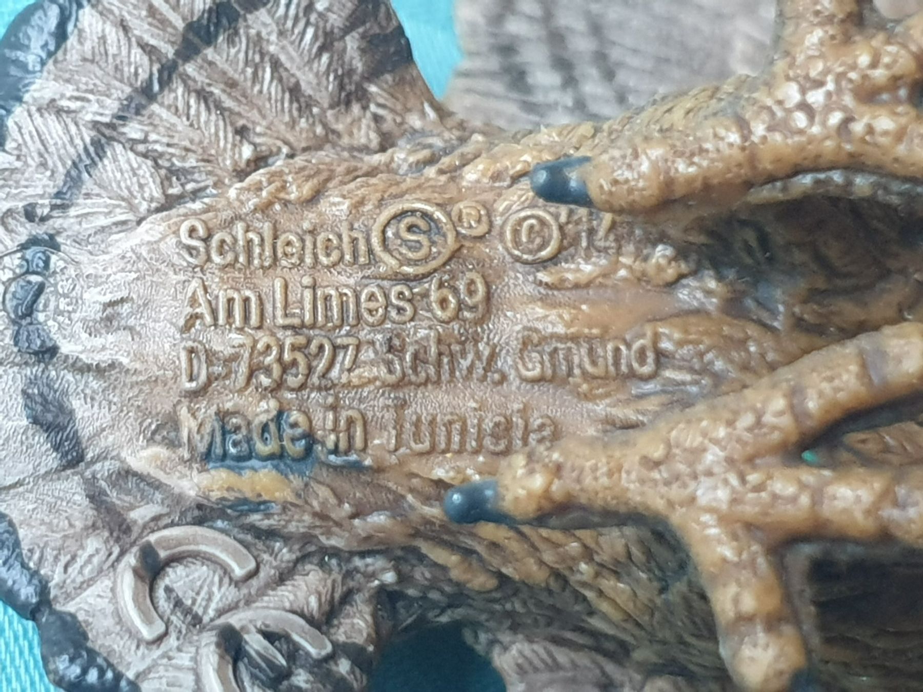 Schleich Statuette: Uhu Eule Schleich Zoo Tier Figur – Usato da Mörschwil venduto da spirspi 4