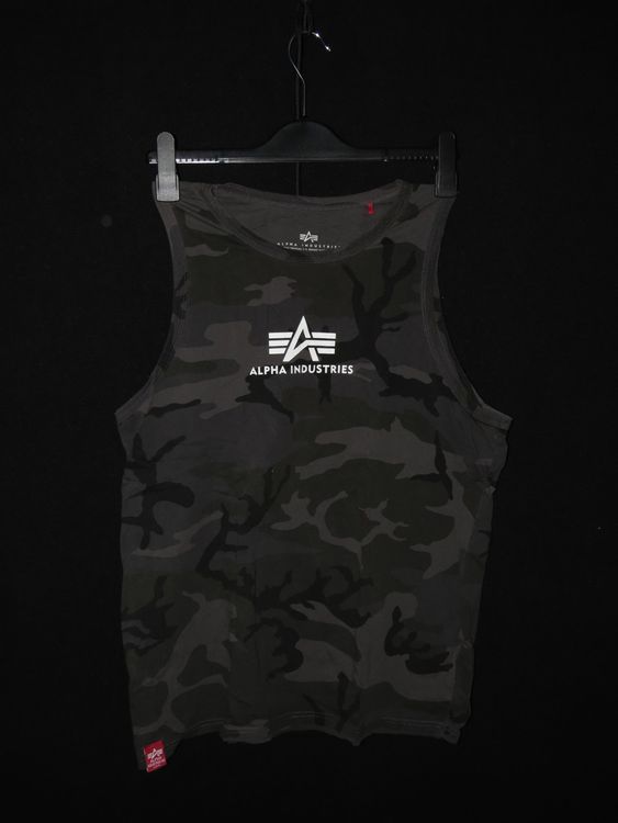 Alpha Industries Basic Tank BB Canotta Uomo, Slim Fit, Con Logo Sul Petto, Taglia Unica - 3
