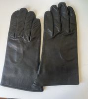 Guanti in pelle nera, taglia 8 - perfetti per l'inverno!