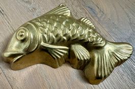 Alte Backform Messing FISCH vintage