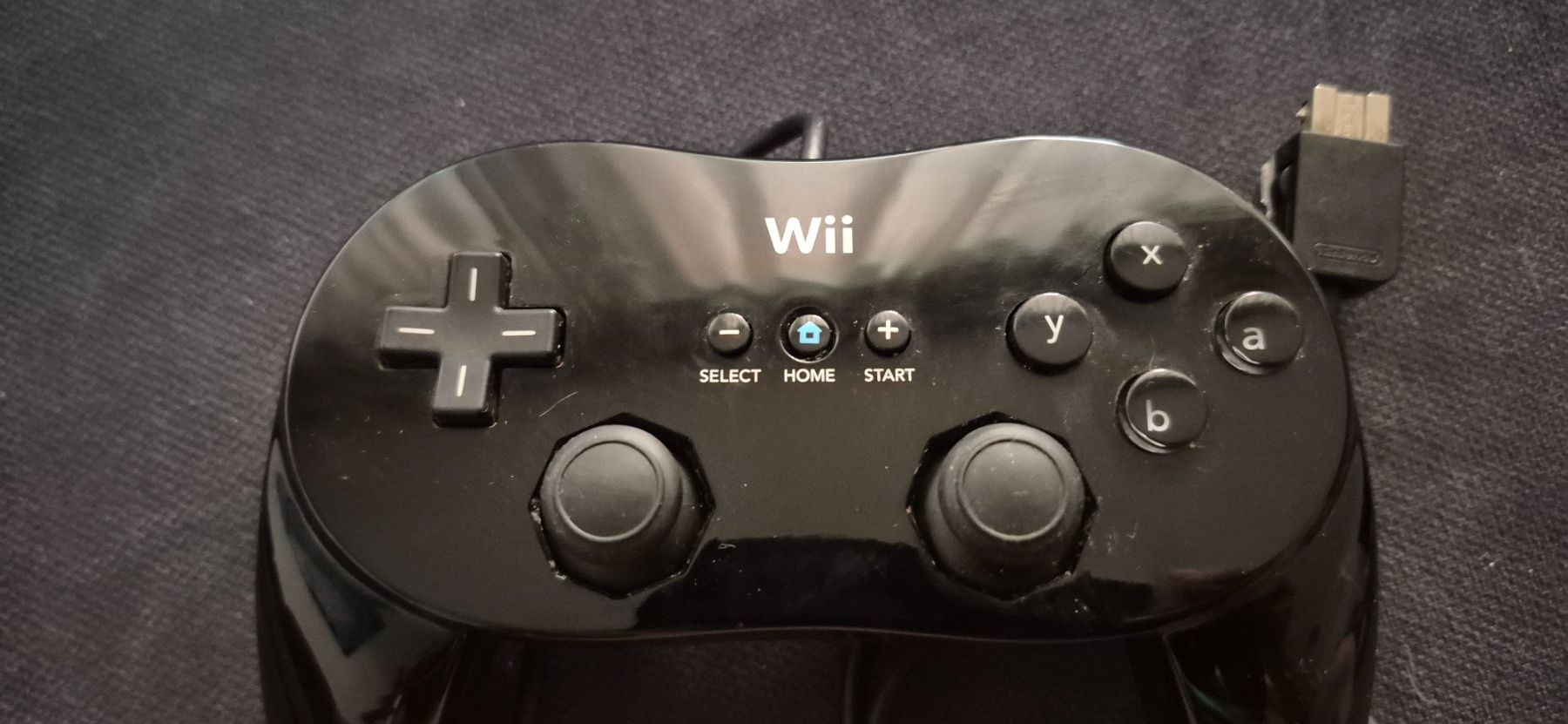 Nintendo Controller: WII CONTROLLER MANETTE NINTENDO NOIRE JOYSTICK ADAPTATEUR – Usato da Grand-Lancy venduto da luc111 9