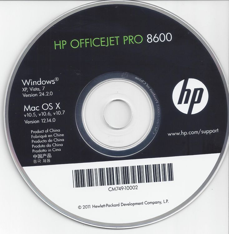 HP Officejet Pro 8600 Installation Disc (WinXP/Vista/Win/MAC | Kaufen ...