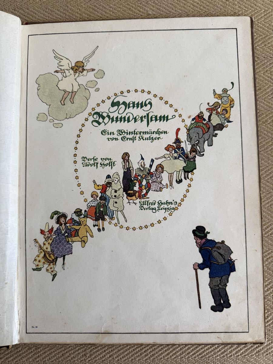 Libri: Antikes Kinderbuch Hans Wundersam Wintermärchen Ernst Kutzer – Usato da Konolfingen venduto da petzipetz 2
