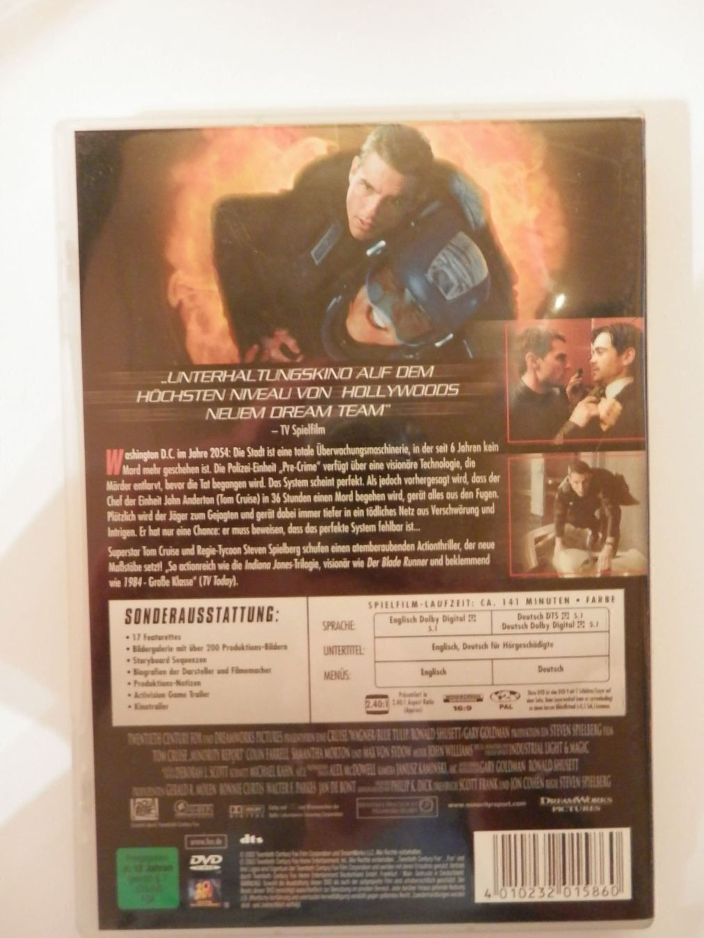 Tutti i DVDs: Tom Cruise Minority Report – Usato da Weiach venduto da weiach82 1