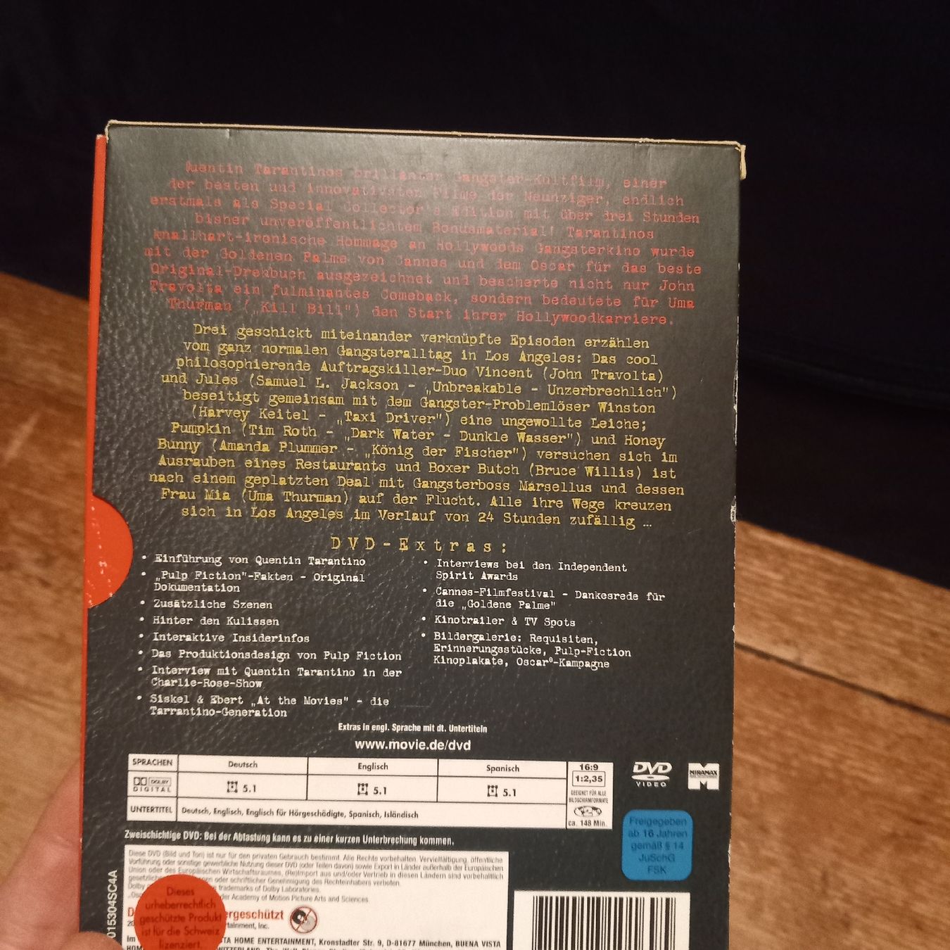 Tutti i DVDs: Pulp Fiction - Collectors Edition – Usato da Ebnat-Kappel venduto da blazzi 1