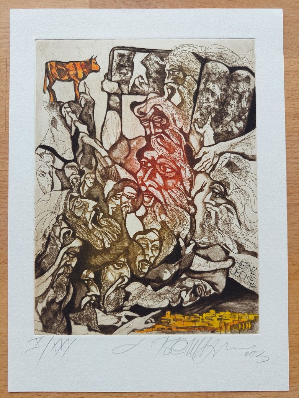 Dipinti: Exlibris Leo Bednarik - Original Radierung signiert – Usato da Obfelden venduto da Exlibris-Art