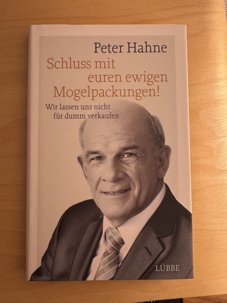 Libri: Peter Hahne - Schluss mit euren ewigen Mogelpackungen! – Nuovo (secondo la descrizione) da Oberburg venduto da dplayzz