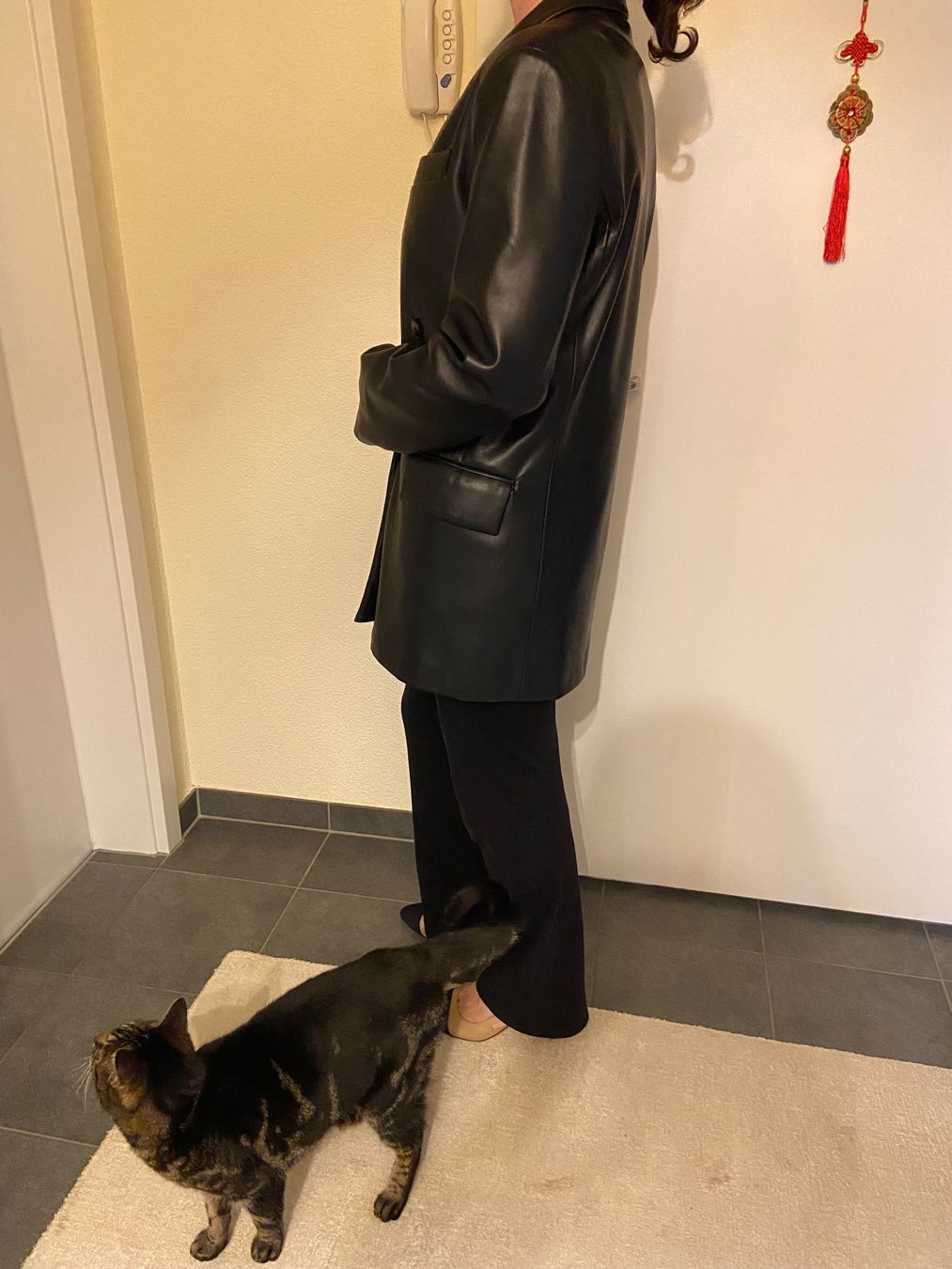 Mango Giacche: Schicker Blazer Kunstleder Gr. S, Oversize-Look – Usato da Ostermundigen venduto da Natalia1973 1