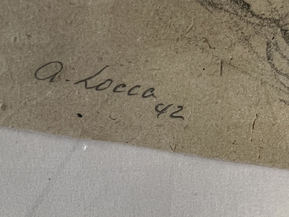 Gemälde: ALBERT LICCA(1895-1966)Dessin signé et daté 42 – Gebraucht aus Genève von Qanil77 3