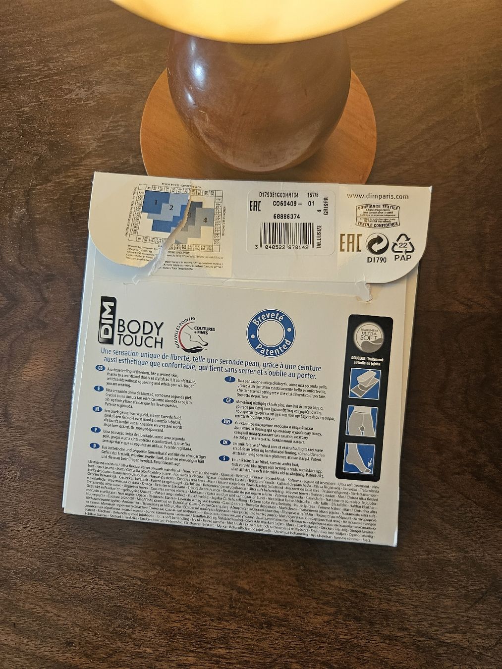 Calze & Collant: DIM Body Touch Strumpfhose, Gr. 40, NEU & Originalverpackt – Nuovo e nell'imballaggio originale da Zürich venduto da the_k8dc 1